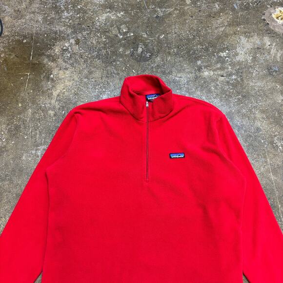 Vintage Patagonia Synchilla Micro D 1/4 Zip Fleece Pullover Men's Large Gorpcore - Picture 2 of 9